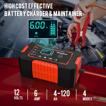 Cargador de Baterías Portátil 12V