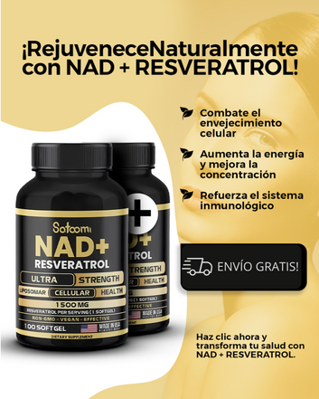 NAD+ Resveratrol Suplemento